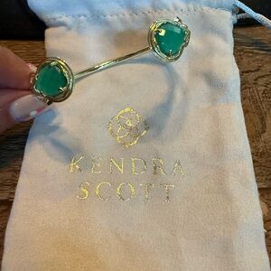 Kendra Scott Gold and Green Bracelet